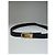 Céline Vintage Celine Paris Leder Gürtel Schwarz / Braun - Ansicht 2