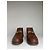 Stivali in pelle vintage Gucci Horsebit marroni Marrone - vista 10