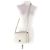 Borsa a Spalla Loewe Goya Medium Light Ghost Anagram in Pelle - vista 6
