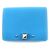 Porta passaporto da viaggio in pelle Medor di Hermès Blu