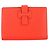 Hermès Orange Epsom Leder Bi-Fold Geldbörse