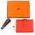 Hermès Orange Epsom Leder Bi-Fold Geldbörse - Ansicht 2