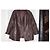 Fendi Monogram Leather Parka Jacket Brown - view 2