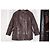 Fendi Monogram Leather Parka Jacket Brown - view 8