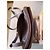 Borsa a spalla Loewe Anagram in suede dorato. Sabbia Cioccolato Gold hardware - vista 12