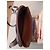 Borsa a spalla Loewe Anagram in suede dorato. Sabbia Cioccolato Gold hardware - vista 13