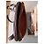 Borsa a spalla Loewe Anagram in suede dorato. Sabbia Cioccolato Gold hardware - vista 15