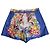 Maje Blumenmuster Shorts Blau Mehrfarben