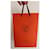 Bijou de sac Hermès en cuir orange  - vue 7
