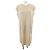 Vestido de seda y cachemira Hermès Beige