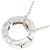 Autre Marque Collana Pola in oro bianco Au750 e diamanti Argento - vista 4