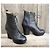 Zoccoli Acne Studios Ankle Boots Neri Pelle e Legno Nero - vista 2