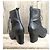 Zoccoli Acne Studios Ankle Boots Neri Pelle e Legno Nero - vista 4