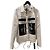 Rick Owens Snap Jacket White Denim S