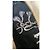 Jeans Amiri neri con serpenti e strappi Nero - vista 4