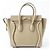 Céline Borsa a mano Celine 18979 Luggage Micro Shopper Beige - vista 3