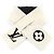 Sciarpa in shearling avorio Louis Vuitton Crudo