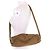 Borsa a tracolla in pelle di agnello Bottega Veneta Marrone - vista 5