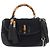 Borsa a mano 2 in 1 Gucci Microssima New Bamboo Nero