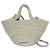 Borsa a cesta 2 in 1 con logo Balenciaga Ibiza Small Cachi