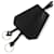 Hermès Hermes Vintage Leather Margiela Era Clochette Necklace Pendant Black  - view 1