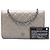 Wallet On Chain Chanel Braune CC gesteppte Lammleder Geldbörse mit durchgehender Kette Taupe - Ansicht 8