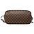 Louis Vuitton Borsa Neverfull MM Damier Ebene Marrone - vista 3