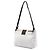 Borsa a spalla in tela Zucca bianca Fendi Bianco - vista 2