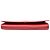 Rote große Leder-Clutch Belle de Jour von Saint Laurent - Ansicht 3