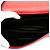 Rote große Leder-Clutch Belle de Jour von Saint Laurent - Ansicht 4