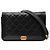 Chanel Black Quilted Caviar Boy Wallet on Chain