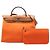 Hermès Arancione Toile Herbag Zip 31 - vista 8