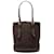 Bucket Louis Vuitton Brauner Monogram Mini Lin Eimer PM Dunkelbraun  - Ansicht 1