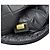 Faltbare Clutch aus grauem, gestepptem Lammleder von Chanel Braun Anthrazitgrau - Ansicht 6