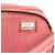 Boy Clutch Chanel de Caviar Acolchado Rosa con Doble Cierre y Cadena - vista 6