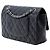 Chanel Nero Medio Classico Caviar Doppio Flap - vista 2