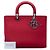 Dior Rojo Grande Satén Lady Dior Roja - vista 8