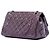 Chanel Viola Trapuntato Pelle di Vitello Invecchiata Reissue 2.55 Double Flap 225 Porpora - vista 2