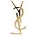 NUEVO BROCHE SAINT LAURENT 748486 CASSANDRE MONOGRAMA YSL ECORCE BROCHE - vue 2