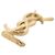 NUEVO BROCHE SAINT LAURENT 748486 CASSANDRE MONOGRAMA YSL ECORCE BROCHE - vue 4