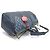 NOVO SACO DE MÃO LOUIS VUITTON KEEPALL 50 X NIGO M45975 CANVAS DENIM AZUL COURO Azul marinho - vista 4
