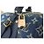 NOVO SACO DE MÃO LOUIS VUITTON KEEPALL 50 X NIGO M45975 CANVAS DENIM AZUL COURO Azul marinho - vista 8