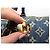 NOVO SACO DE MÃO LOUIS VUITTON KEEPALL 50 X NIGO M45975 CANVAS DENIM AZUL COURO Azul marinho - vista 9