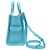 NUOVO BORSA MARC JACOBS THE SMALL TOTE BAG H009L01SP21 IN PELLE BLU CON TRACOLLA - vista 4