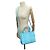 NUOVO BORSA MARC JACOBS THE SMALL TOTE BAG H009L01SP21 IN PELLE BLU CON TRACOLLA - vista 7