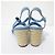 Autre Marque Sandali con zeppa in suede Cole Haan Blu - vista 3