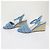 Autre Marque Sandali con zeppa in suede Cole Haan Blu - vista 4