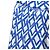 Autre Marque Langes Kleid Brooks Brothers Weiß Blau - Ansicht 10