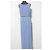 Autre Marque Langes Kleid Brooks Brothers Weiß Blau - Ansicht 2