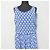 Autre Marque Langes Kleid Brooks Brothers Weiß Blau - Ansicht 4